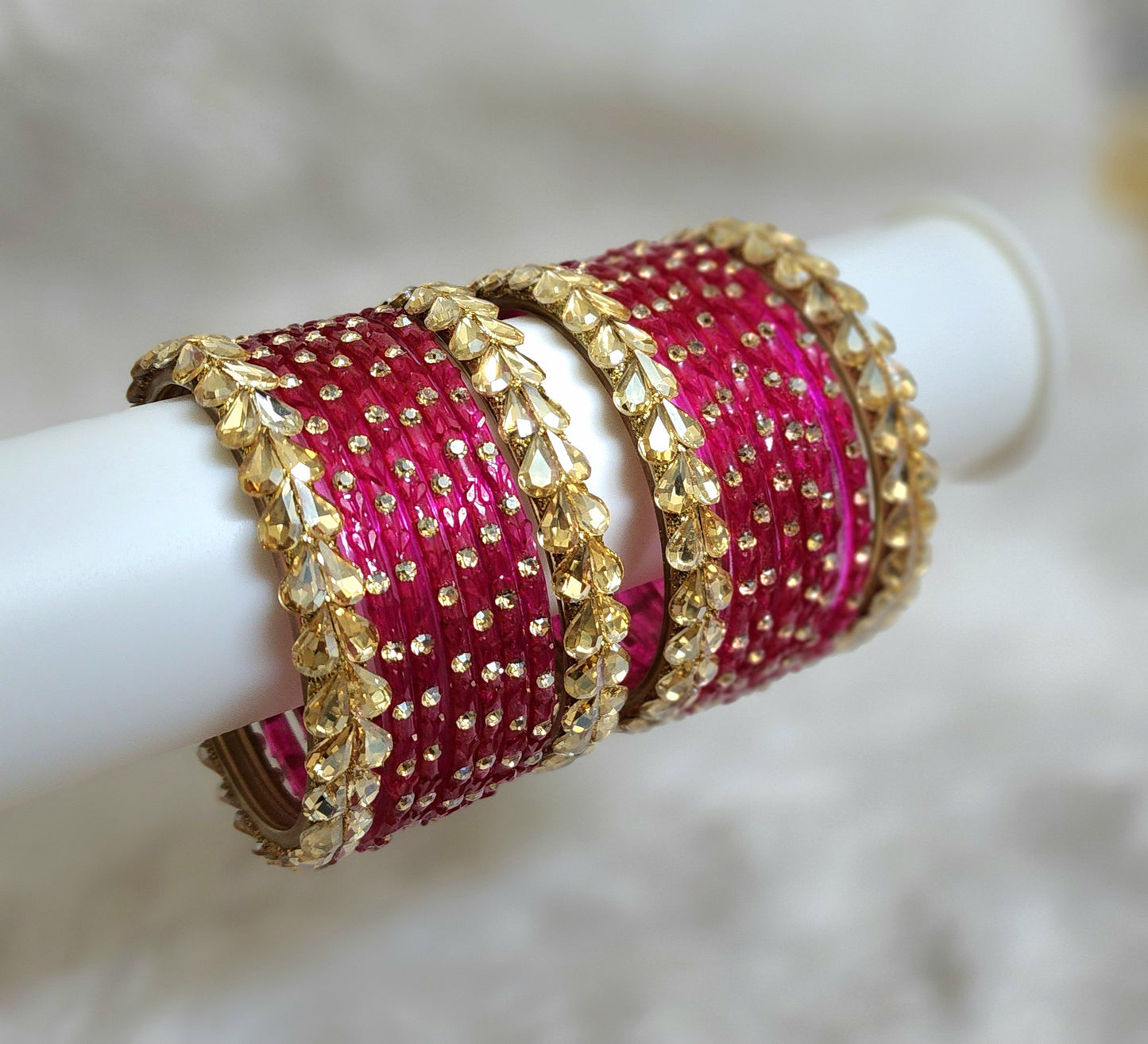 Glass bangle set rani (GLB1010)