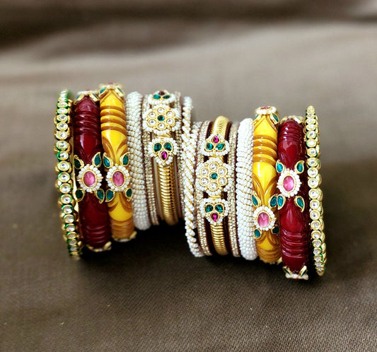 Rajwadi Bangle Set (BSR1001)