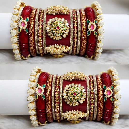 Rajwadi Bangle Set (BSR1005)